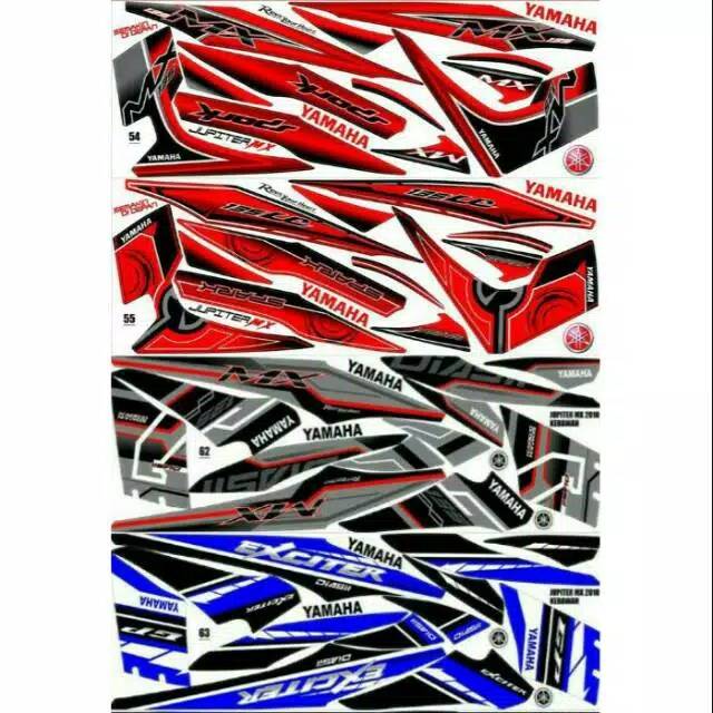 Sticker / Striping Variasi Thailand / Thailook Jupiter Mx 135 Lama/Old / OJMX (EXITER & SPARK MX)