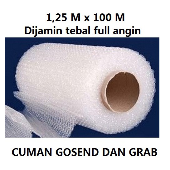 

BUBBLE WRAP Putih Ukuran 125 cm x 100 meter( The Best Quality - The Best Price )