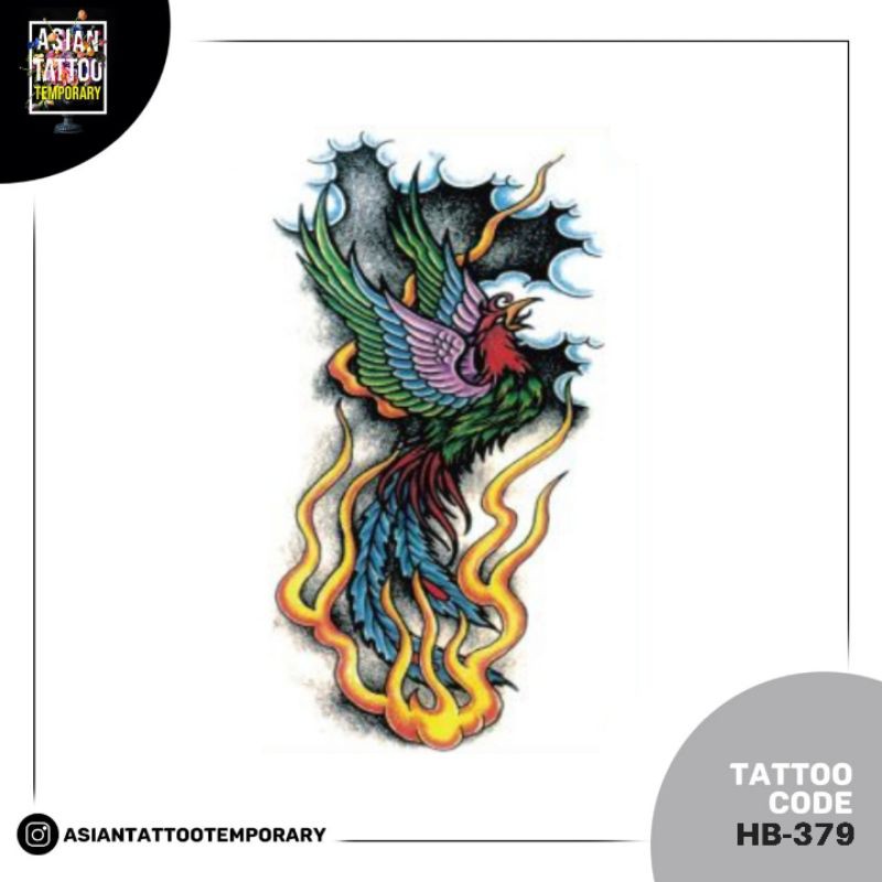 Tato temporer PHOENIX/ tato sementara PHONIX /tatto original TAHAN AIR / asiantattootemporary