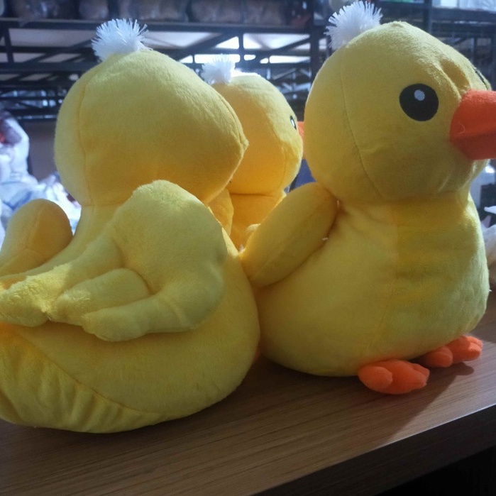 Boneka bebek kuning menyala tinggi +-30cm boneka lucu boneka viral berlabel sni