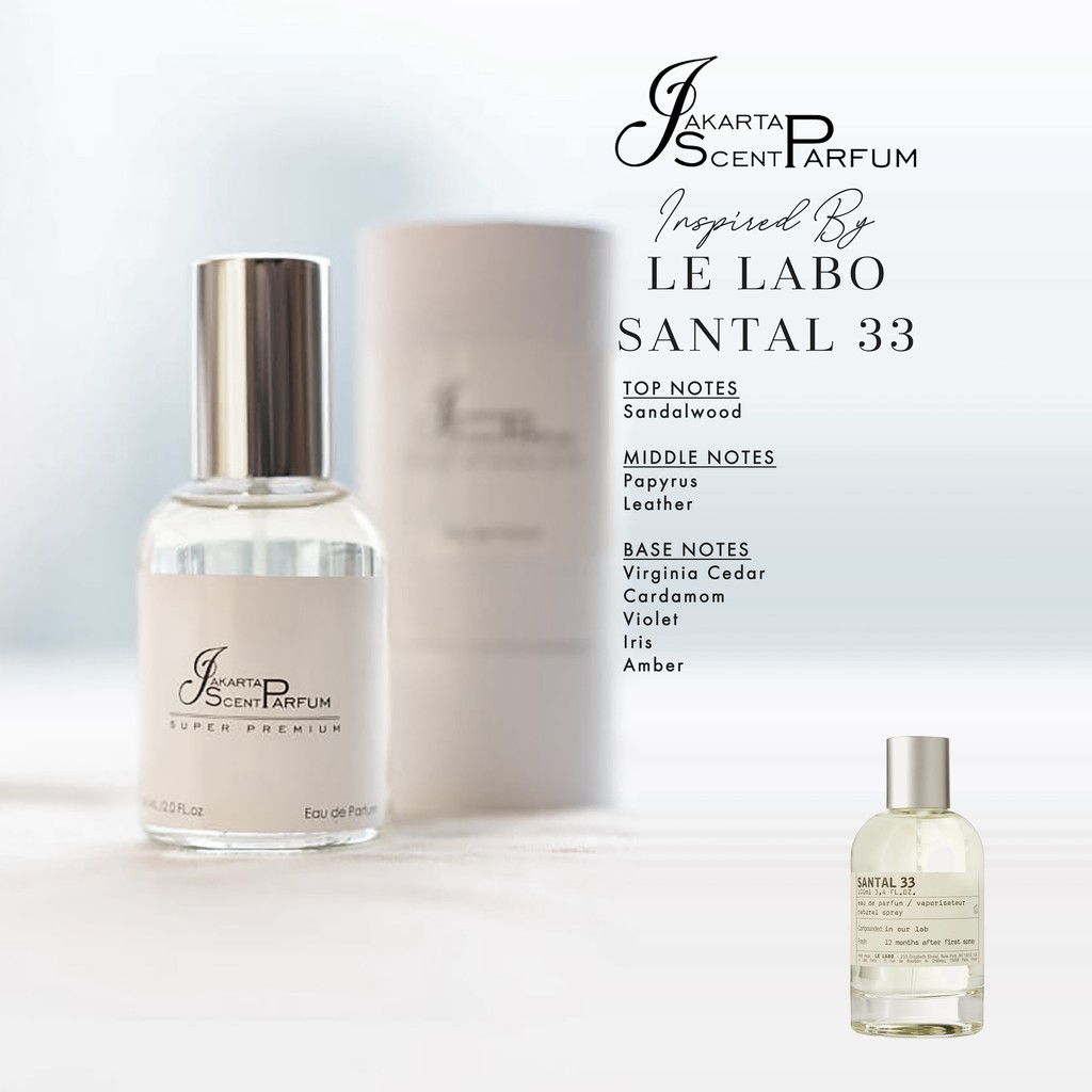 js parfum inspired by Le Labo Santal 33