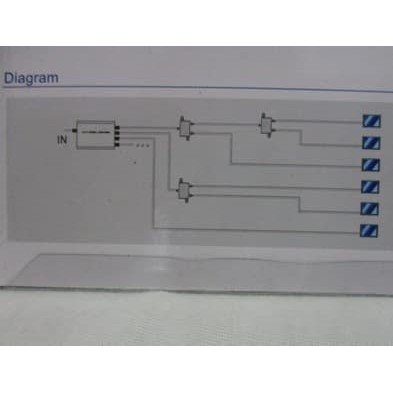 Spliter AC Booster 3 Way CATV Signal Amplifier sinyal kuat RAPID