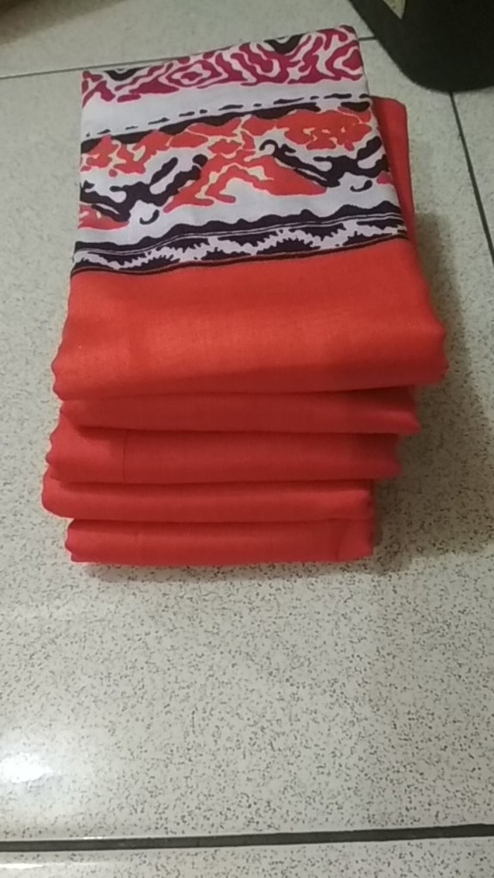 Selendang Tari Anak - Sampur Katun Batik Anak ( Banyak Pilihan Warna)