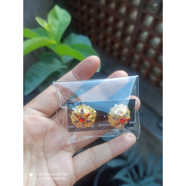 giwang atau anting Bali alpaka