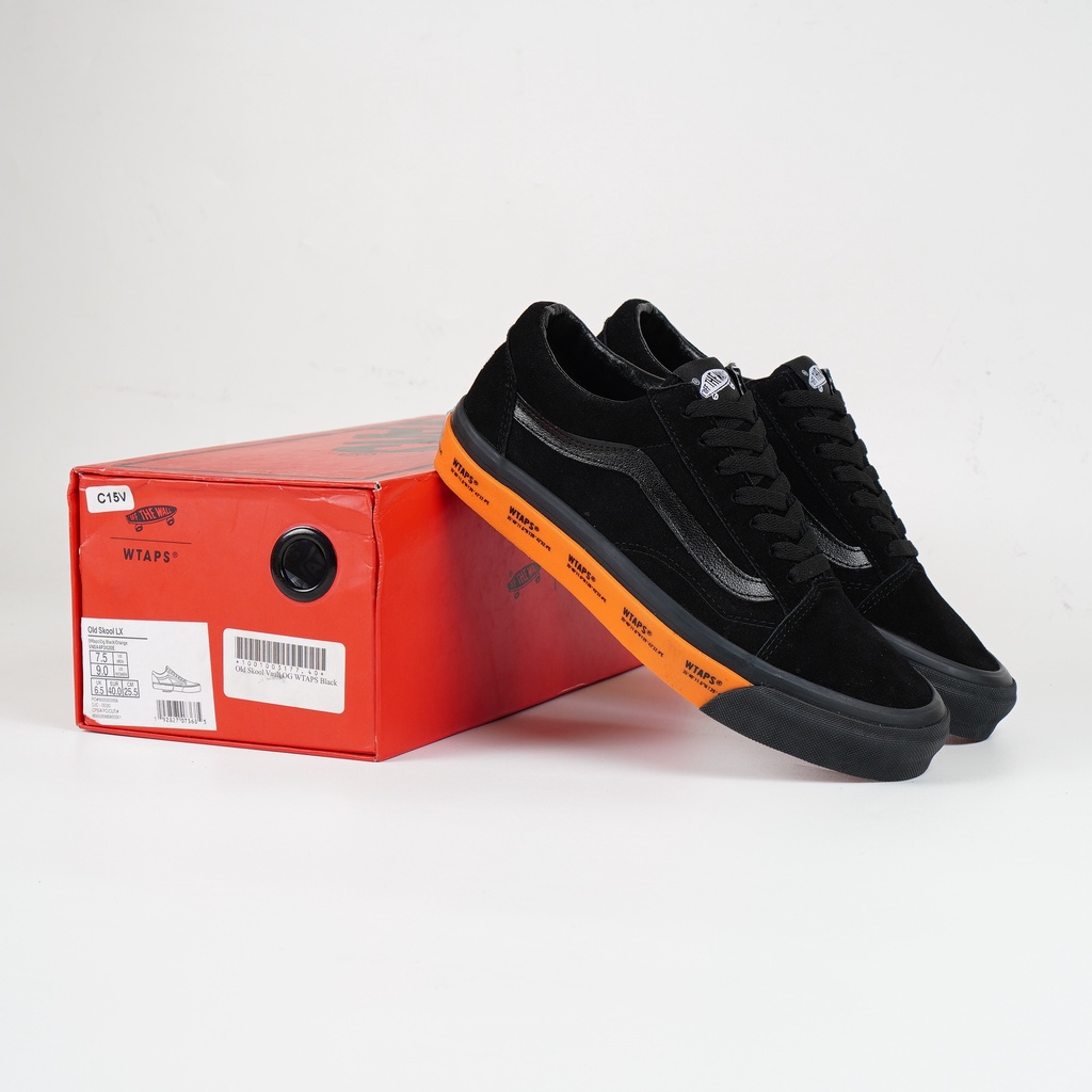 Jual Sepatu Vans Old Skool Vault OG LX X WTAPS Black Orange "mens ...