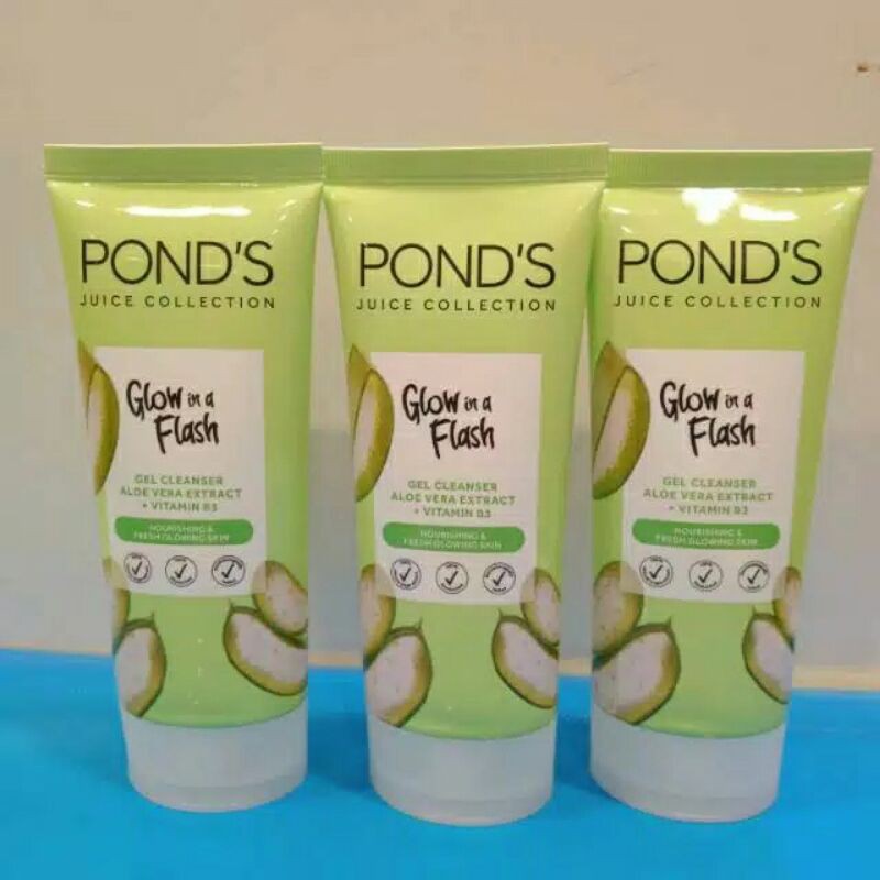 pond's Glow In A Flash Juice Collection Facial Wash 90Gr