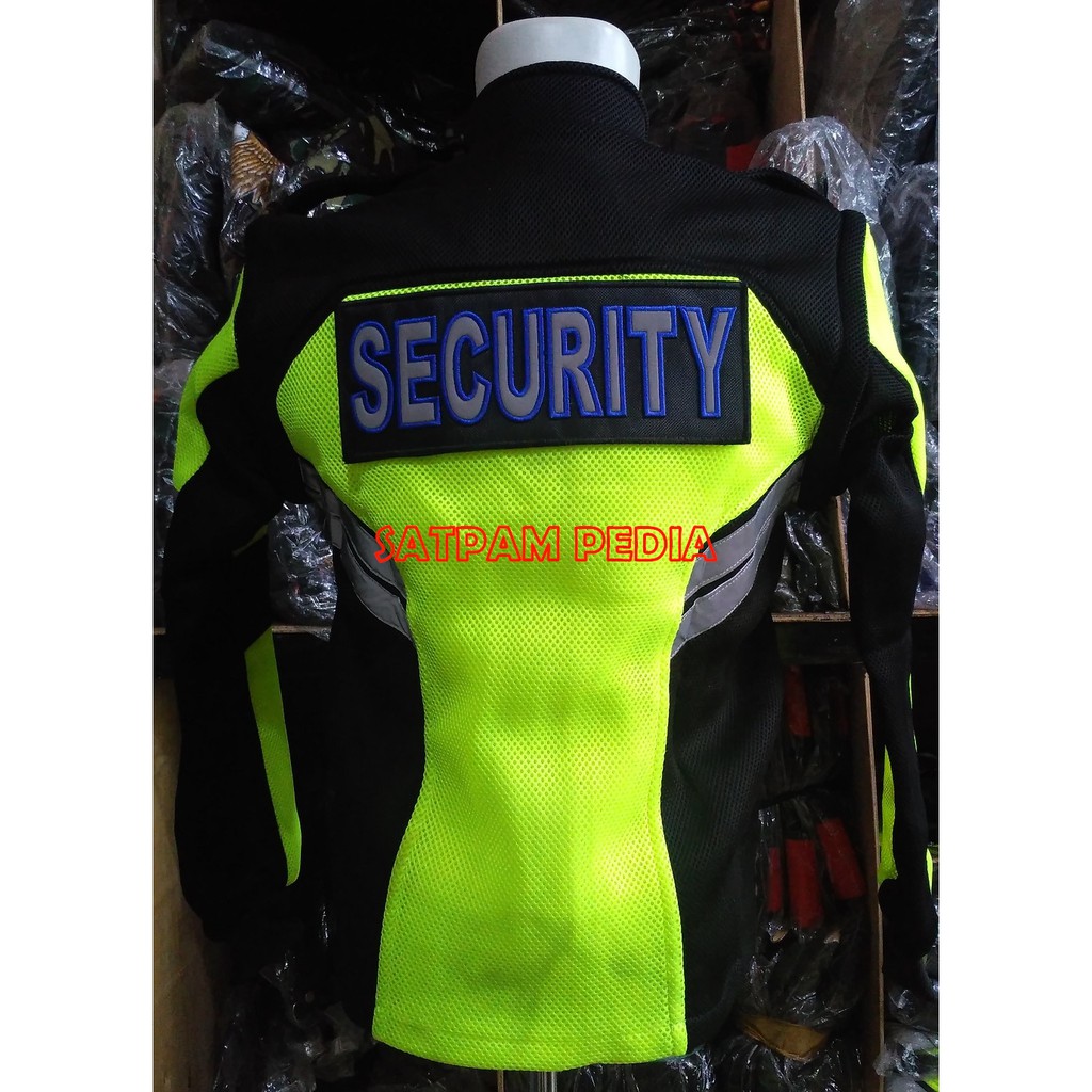 Rompi Jaket Double Mesh Security - Rompi Jaket Double Mesh