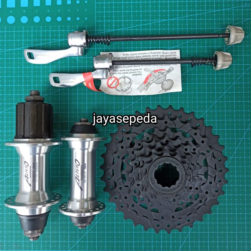 Hub freehub shimano Alivio vintage sprocket SunRace 7 speed 11 -34T