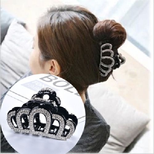 Jepit rambut korea jedai wanita premium full kristal zirkon motif bintang 3D ori import terbaru