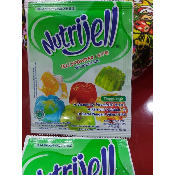 

NutriJell Jelly Powder Agar Agar Rasa Melon 15gr