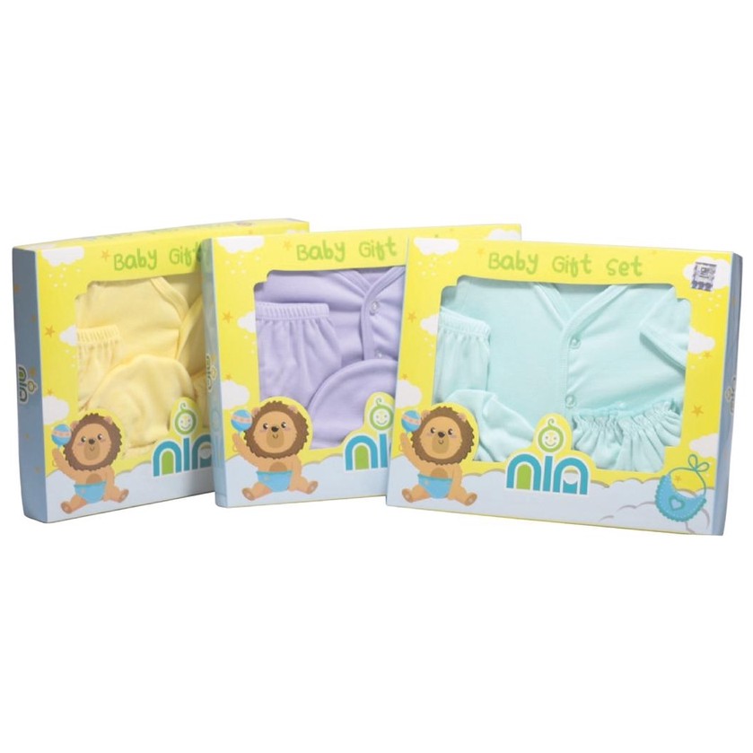 KADO MURAH BABY GIFT SET NIA - 1 SET PERLENGKAPAN BAJU BAYI BARU LAHIR NIA BAJU BAYI BAJU BABY