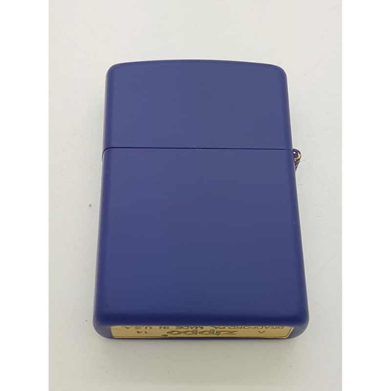 KOREK API ZIPPO MATTE BIRU NAVY BOX EXSLUSIVE