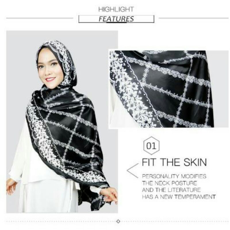 PASHMINA SATIN MOTIF