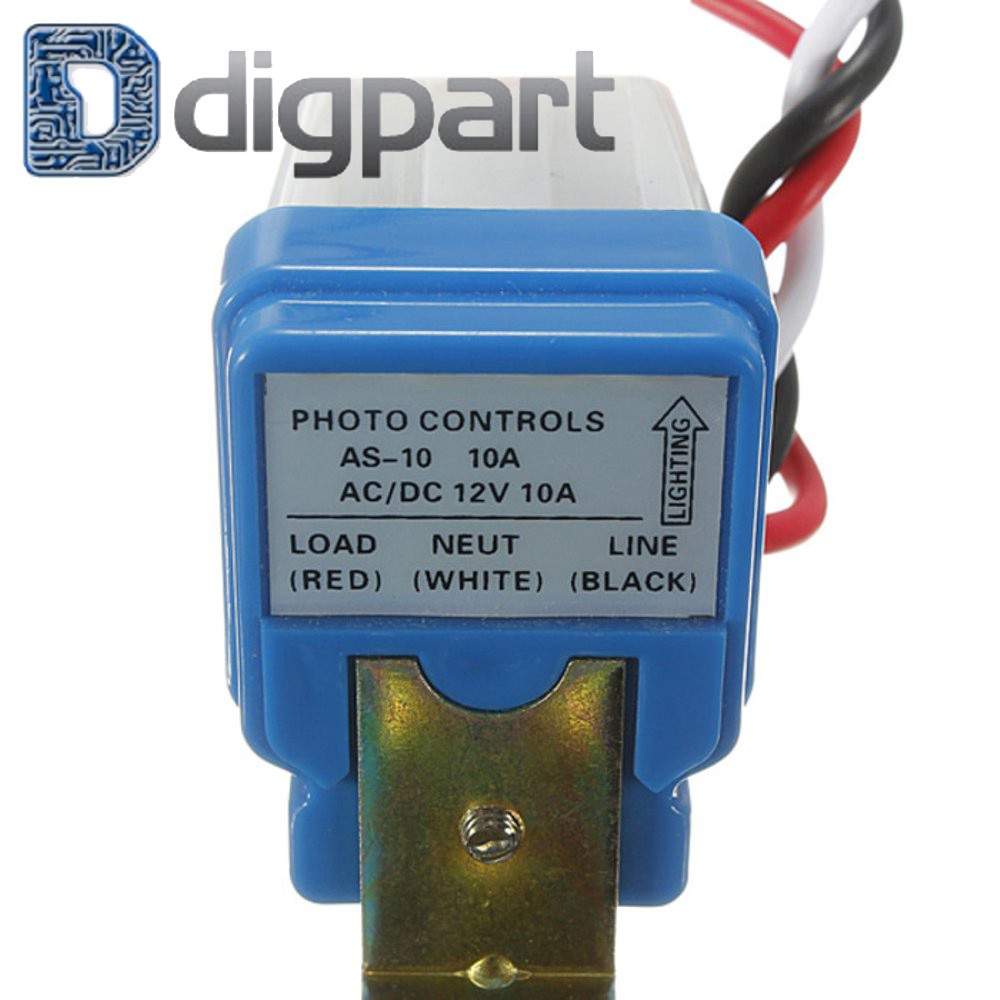 Photocell Light Street AC DC 12V Sensor Otomatis Cahaya Lampu Jalan