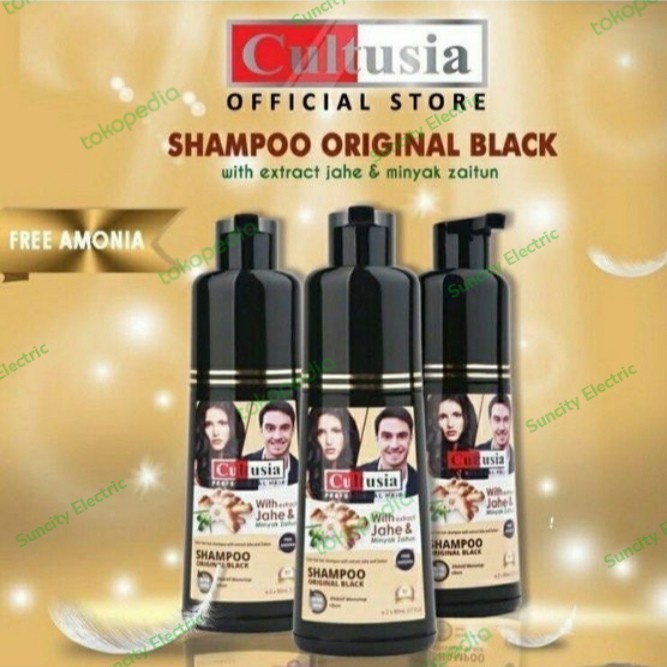 SHAMPO PENGHITAM RAMBUT SHAMPO UBAN SAMPO PENGHILANG UBAN CULTUSIA 160ML SAMPO UBAN TREATMENT