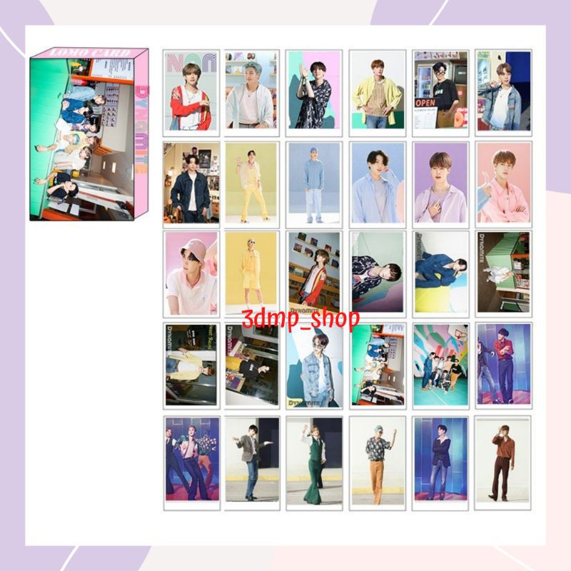 [30 lembar] Lomocard lomo card photocard bts dynamite disco jungkook v taehyung jimin suga