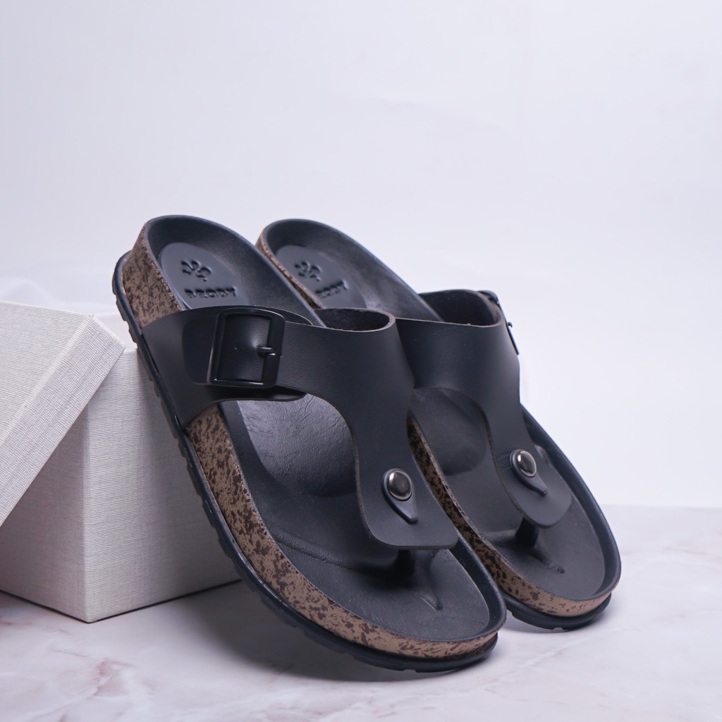 Brody BOXER Sandal pria casual sendal jepit gesper  sol puyuh kekinian