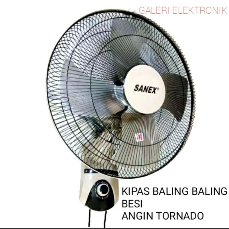 Kipas angin gantung/kipas angin dinding Besi, Sanex 18in tornado