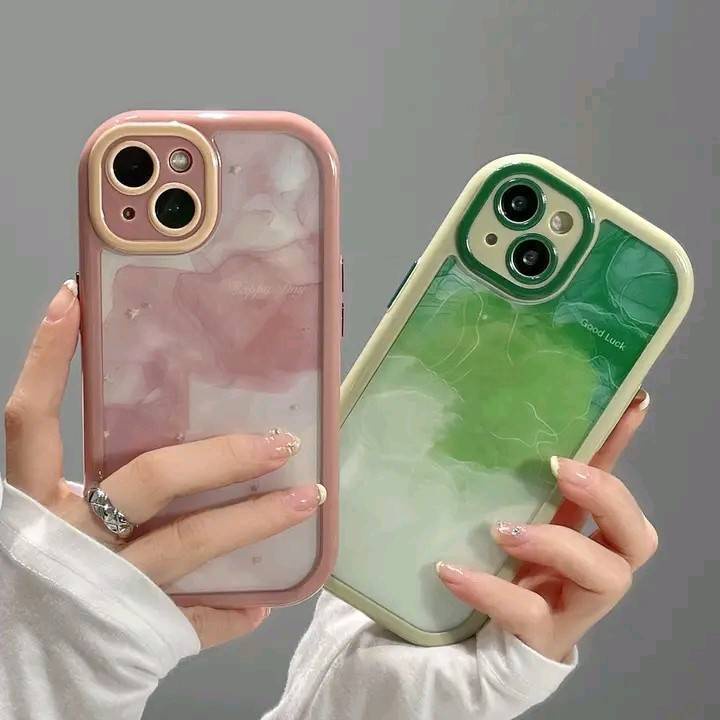 Case Motif Lukisan Tinta Halo Tahan Banting Untuk Iphone 13pro Max 12 11 xs xr