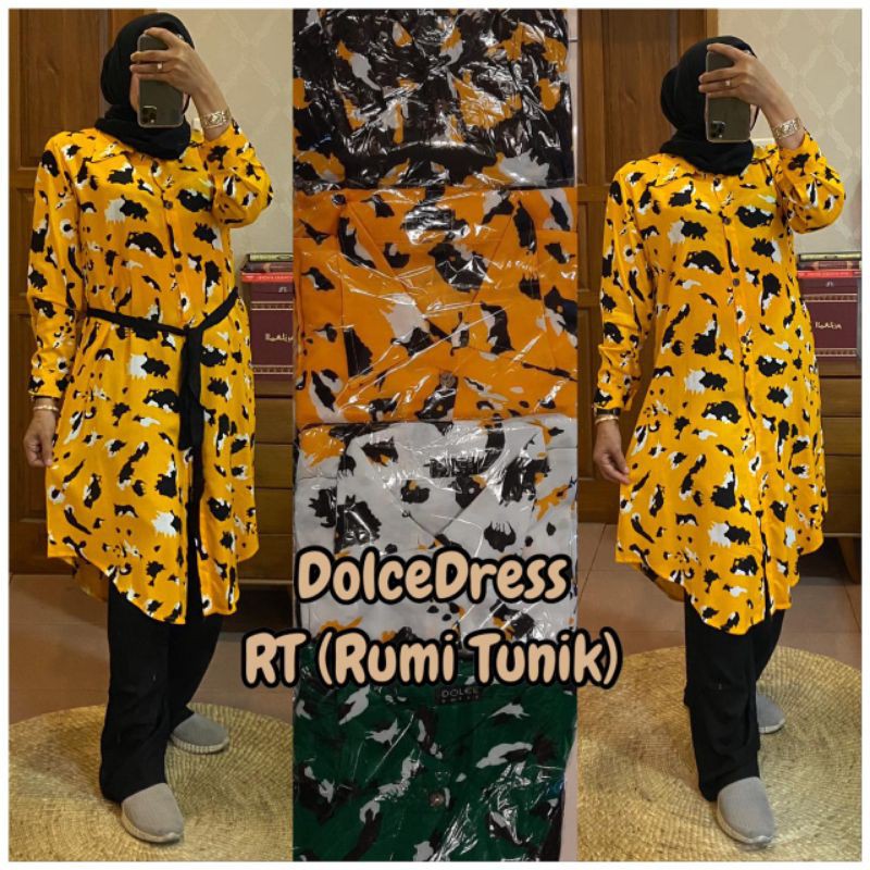 One Set Tunik DOLCE RUMI Daily One Set Rayon Super