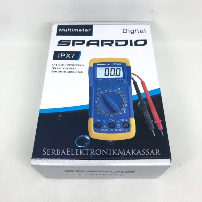 MULTITESTER DIGITAL SPARDIO SP-880L MULTIMETER PENGUKUR ARUS LISTRIK