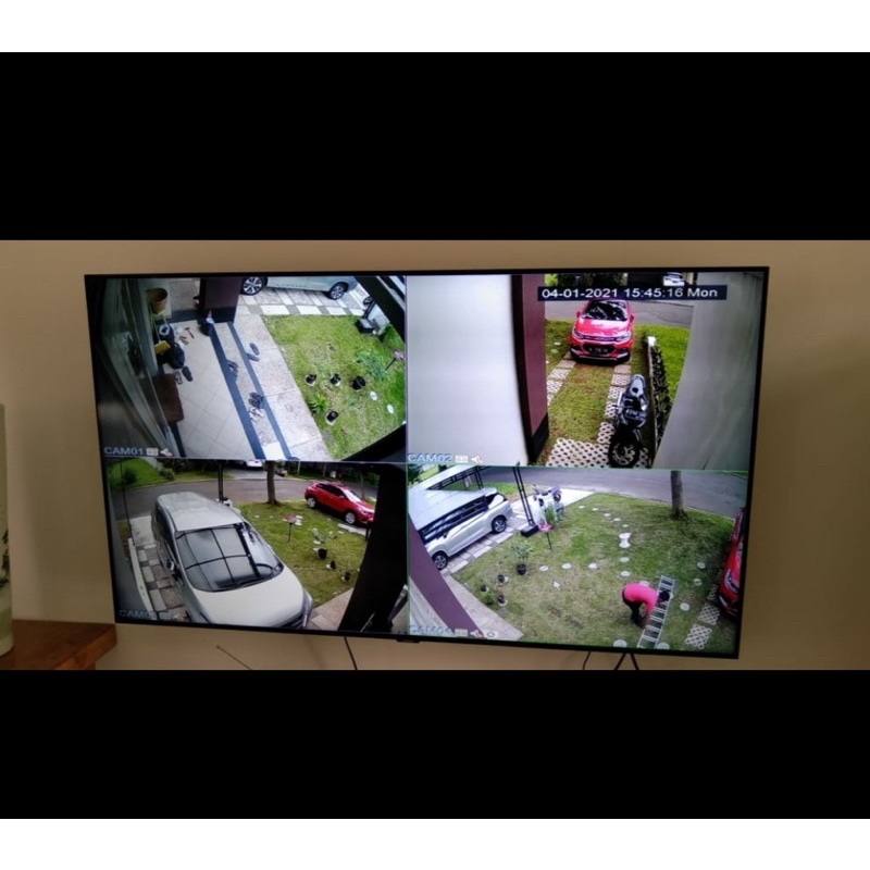 paket cctv 4 chanel 4 camera 5mp 1080p full hd ic sony(full outdoor 4)