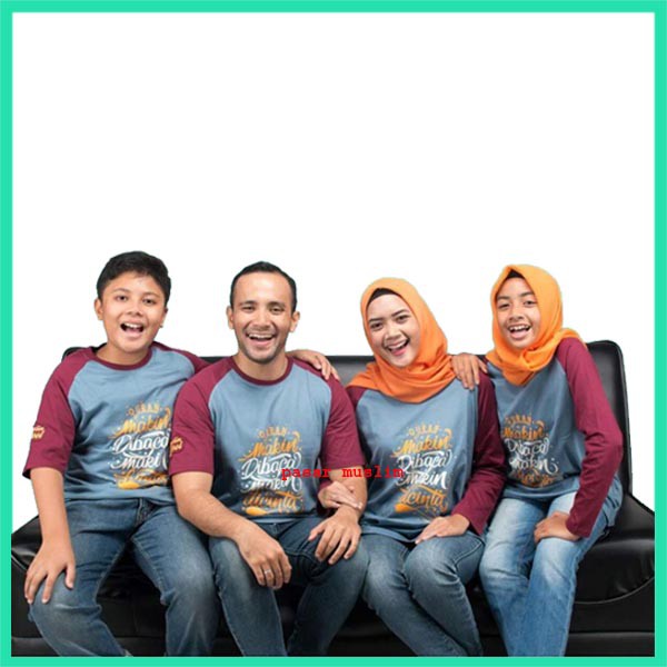 Atasan Kaos Muslim Cool Couple Kaos Couple Keluarga MCF-14