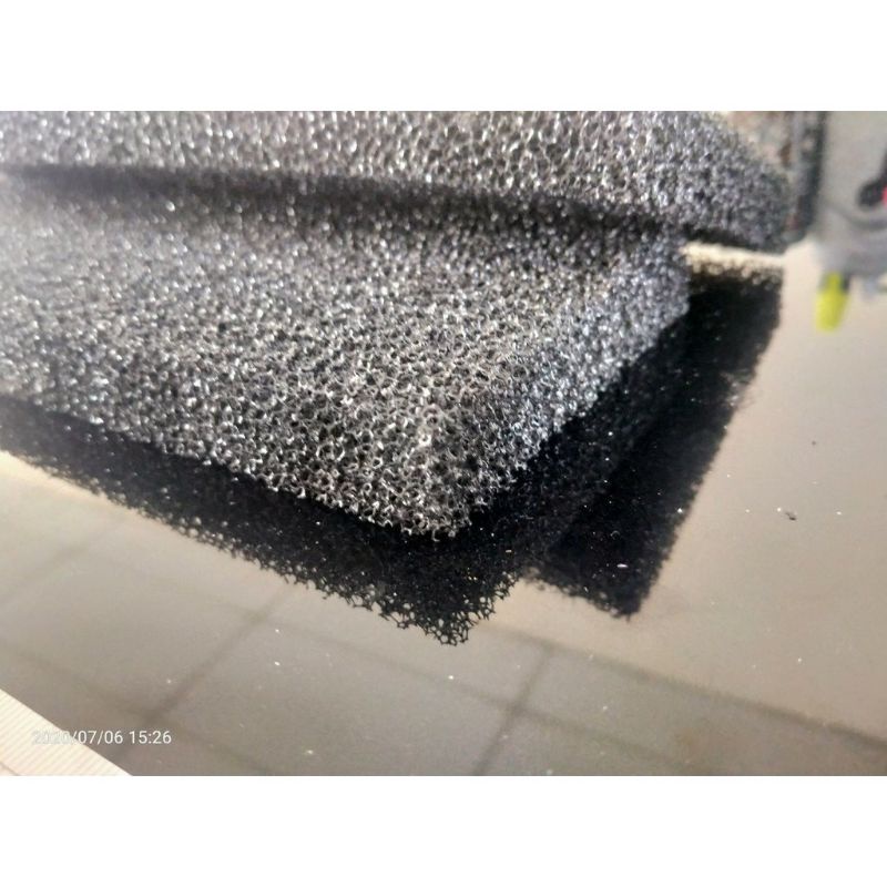 kapas bio foam filter kolam dan aquarium/biofoam lembaran 1x1