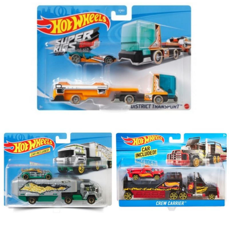 Hot Wheels Super Rigs Truck Hauler Transparant Hotwheels