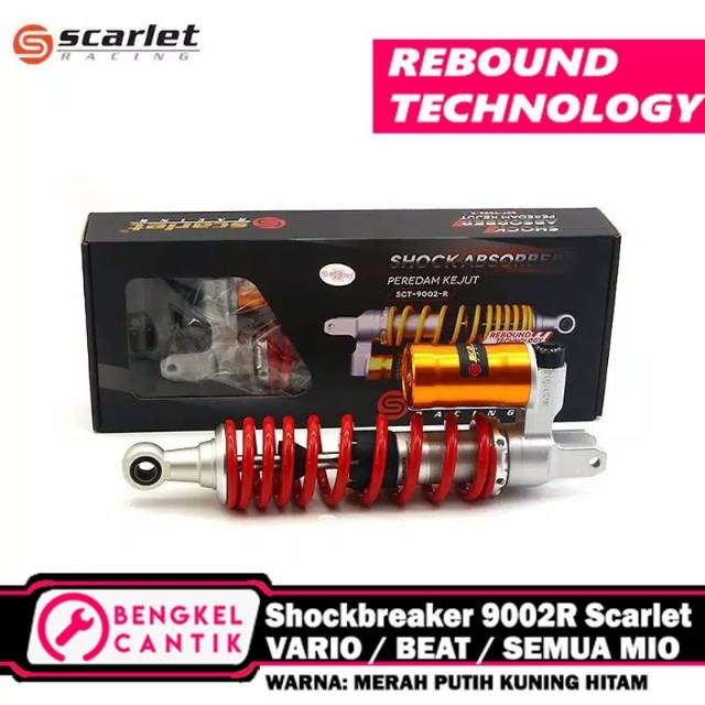 Shockbreaker / Shock Belakang  Scarlet 9002  Tabung Bawah Beat Karbu/ Vario/ Mio Smile/ Sporty/ J/ G