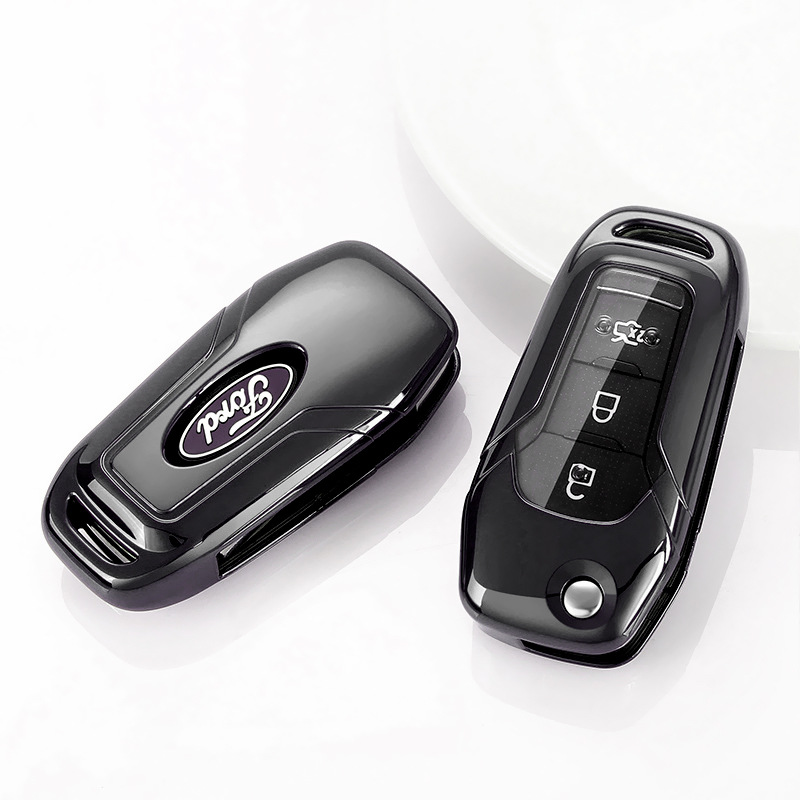 2019sarung case Kunci Mobil ford focus everest ranger tpu fob key bag holder ford ecosport focus escape lynx everest explorer edge kuga Aksesoris Mobil