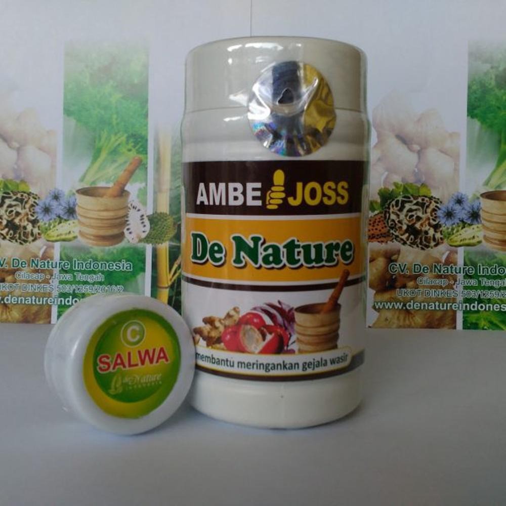 Ambejoss Obat Ambeien/Wasir dengan Salep Ampuh Untuk Pria/Wanita/Ibu Hamil De Nature