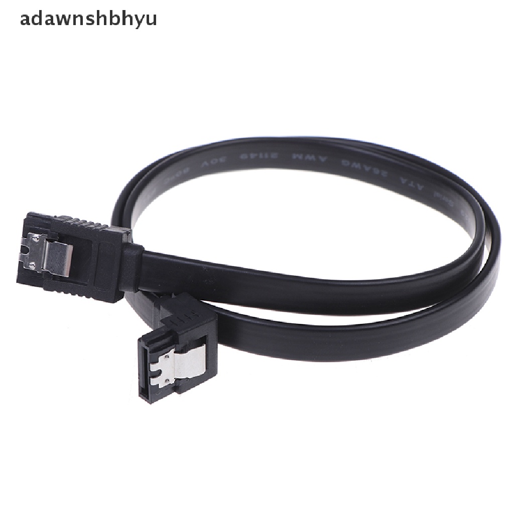 Kabel Komputer adawnshbhyu SATA 3.0 III SATA3 6Gb/S SSD Hardisk data right angle cable