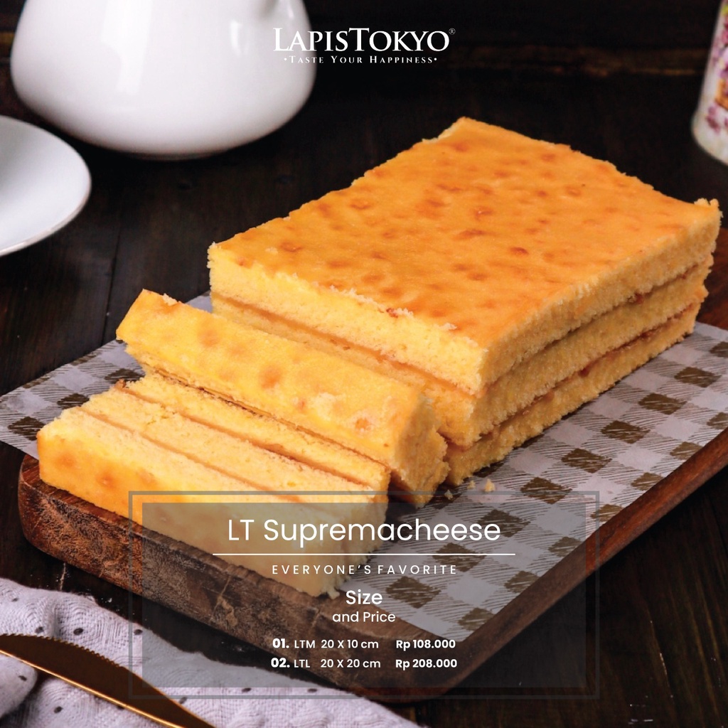 

Lapis Tokyo Cake Supremacheese - Lebih Dari Cheese Cake