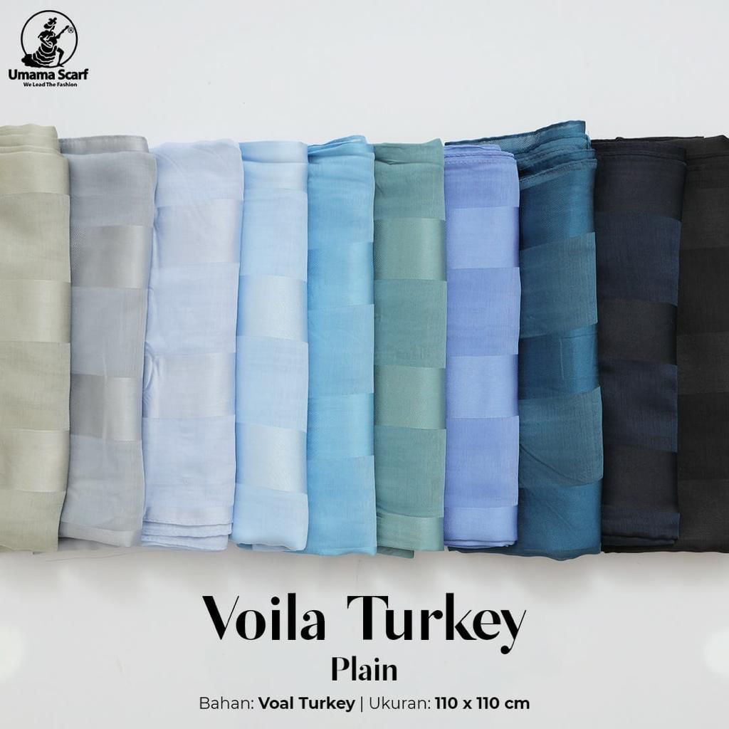 Umama Voal Turkey / Jilbab Voal Plain motif turkey Premium /Jilbab umama / Hijab Voal Umama