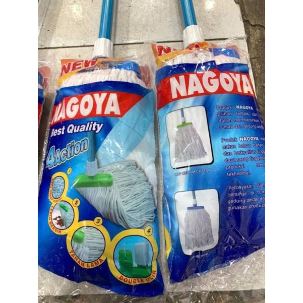 [DZS] ALAT KAIN PEL NAGOYA SUMBU MOP 703 JUMBO 19CM GAGANG LEBAR HIGH QUALITY