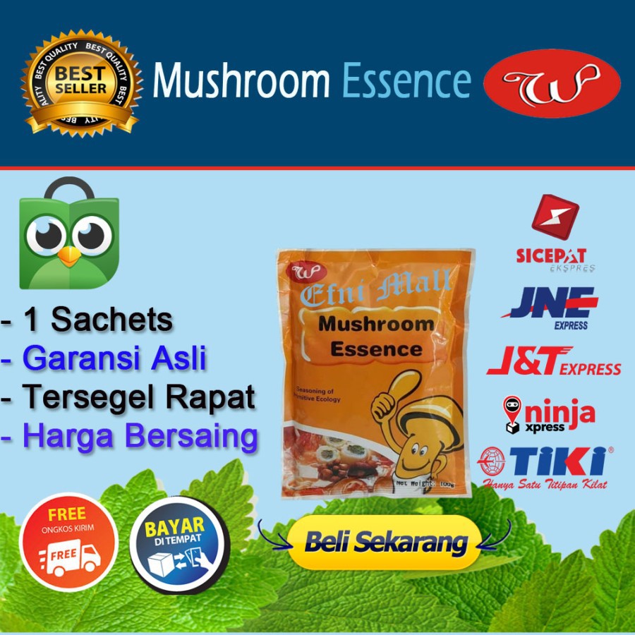 

Woo Tekh Mushroom Essence Wootekh Penyedap Rasa Herbal - 100% Original