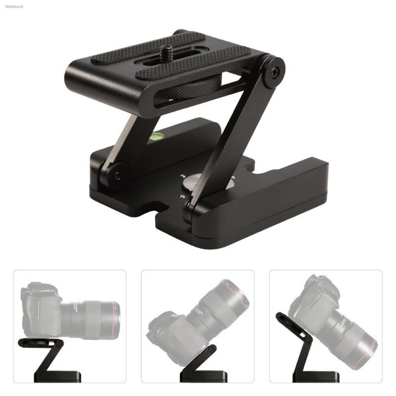 Z Folding Camera Tilt Kamera Fotografi Stand Holder Potography Konten Youtuber Vlog Rekaman