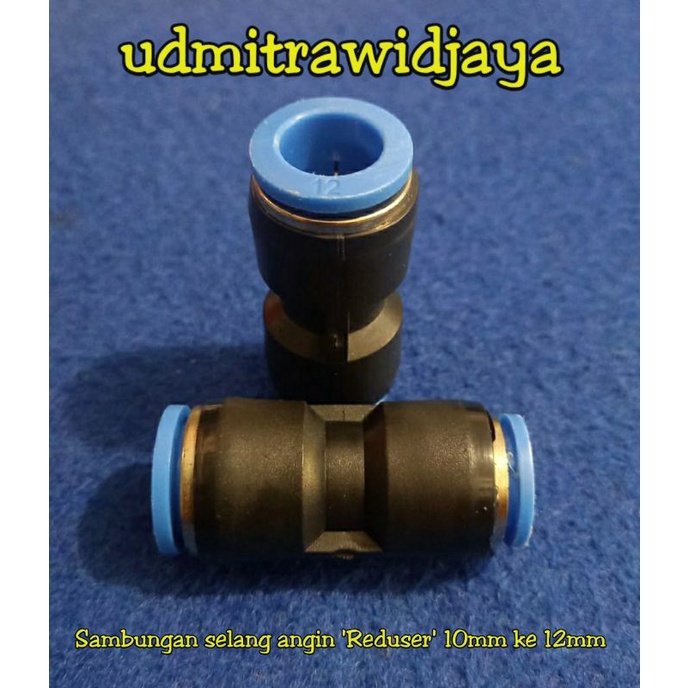 Fitting Reducer - XPG8-6(8mmx6mm) - Lurus Sambungan Selang “XCPC” sambungan selang angin 4mm 6mm 8mm 10mm 12mm reduser selang klakson telolet neple angin over selang selang pu angin hight pressure fitting phneumatic reduser 4mm ke 6mm spg 8-12 xpg xcpg