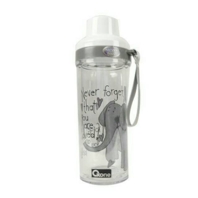 Double wall glass travel bottle Ox-032M