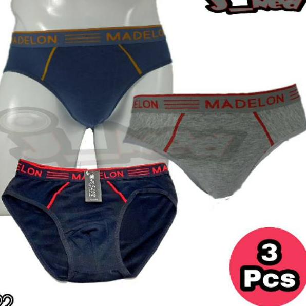 ☆ J422T Celana Dalam Pria CD Pria Import Madelon [ 3 Pcs ] ❄