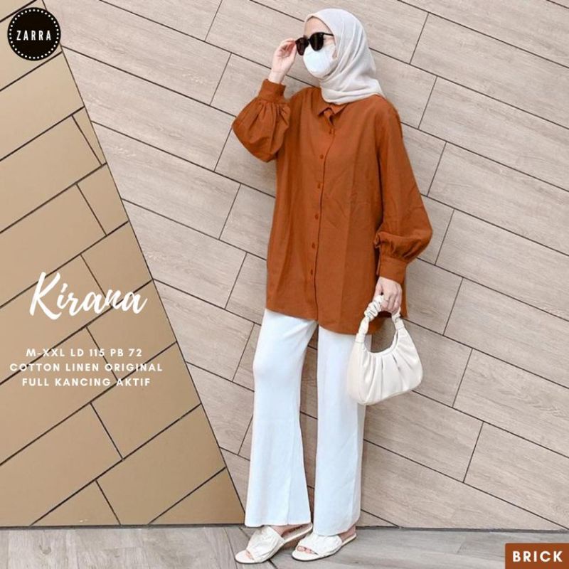 KIRANA BLOUSE KEMEJA WANITA BUSUI ATASAN WANITA TERBARU BLOUSE WANITA