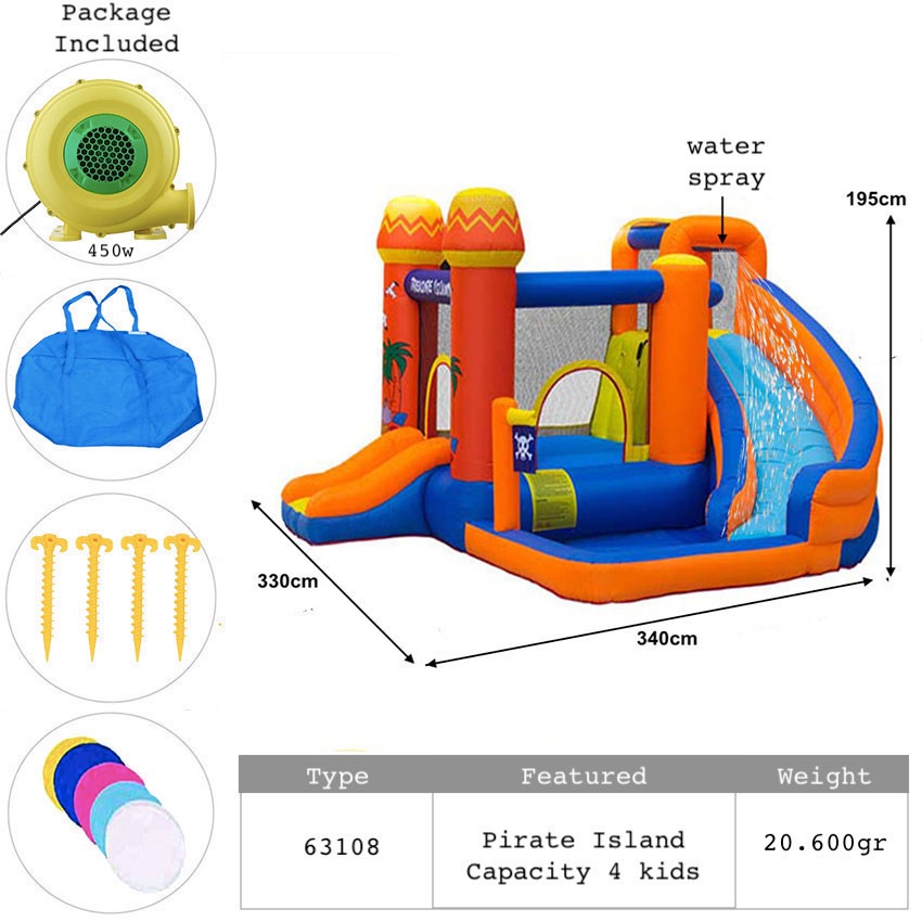 bouncy castle treasure island 63108