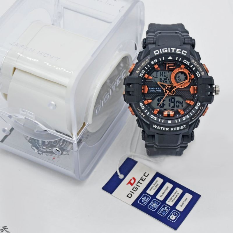 JAM TANGAN PRIA DIGITEC DG-3107T ORANGE