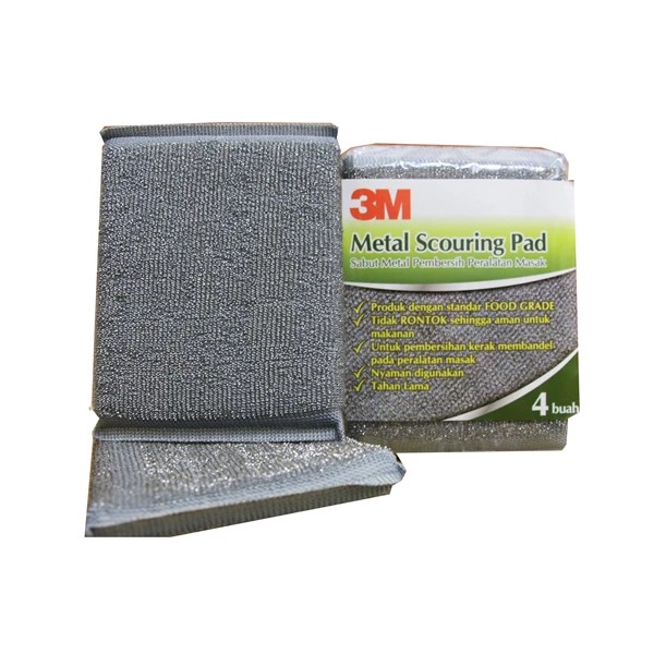 3M Metal Scouring Pad - Sabut Pembersih Stainless/ 1pcs