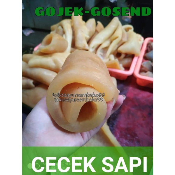 

Cecek sapi / kulit sapi segar fresh Surabaya