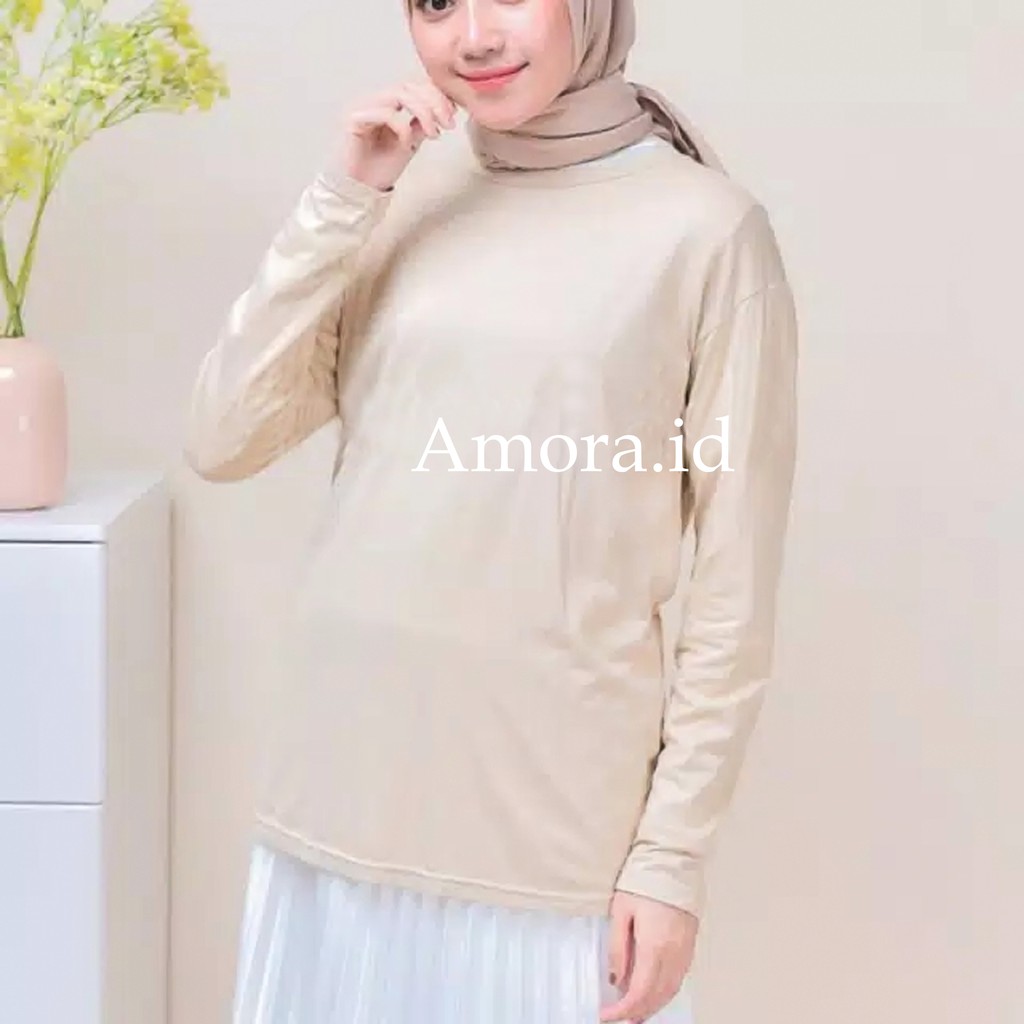 AMORA Baju Manset Wanita Dalaman Gamis Size M L XL XXL