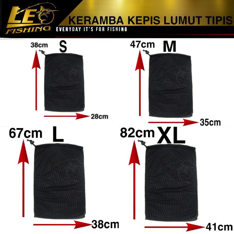 KERAMBA KEPIS LUMUT TIPIS S M L XL HIGH QUALITY PRODUK