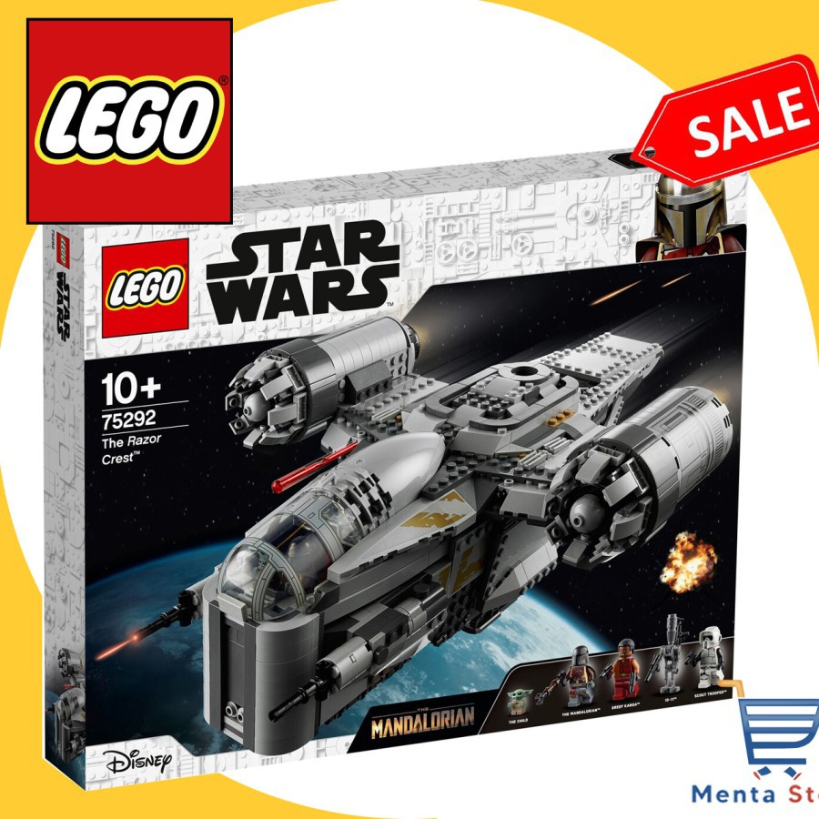LEGO Star Wars 75292 The Razor Crest Mandalorian The Child Toy for Kid