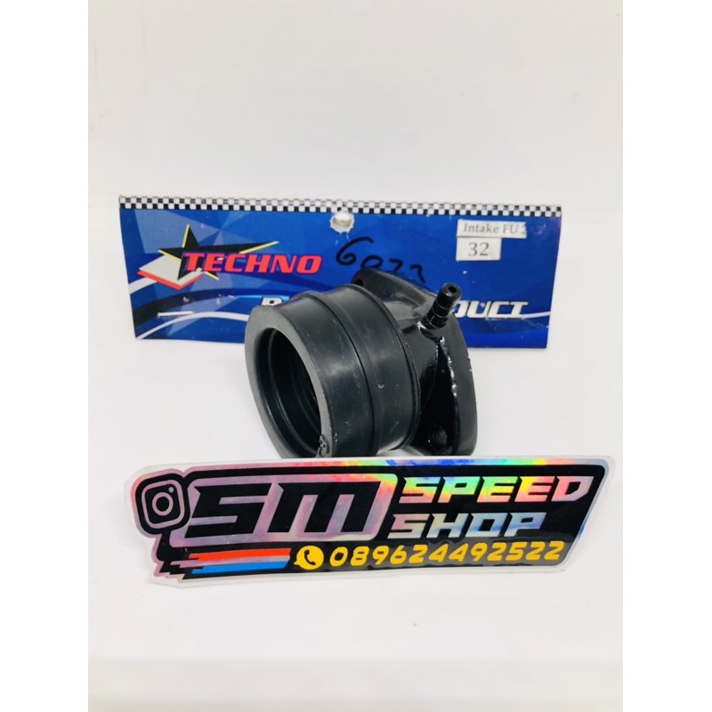 Intake intek manifold Satria FU 150 FU Barong FU FL ukuran 32mm 34mm Karbu PE-PWK-PWL-SUDCO-UMA-CPO